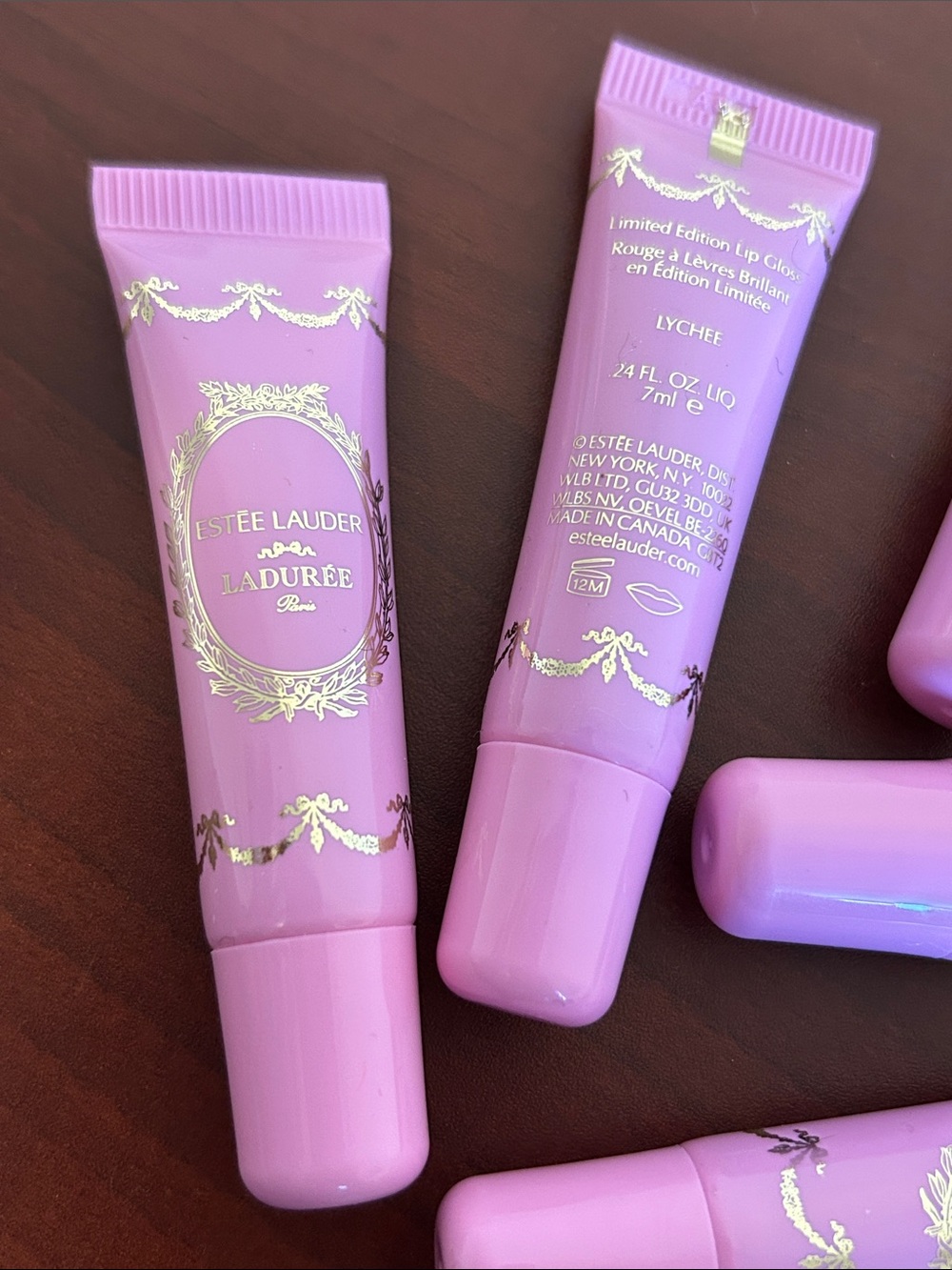 2/$18 Estée Lauder x Ladurée limit lip gloss 7ml